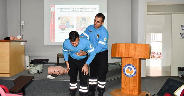 EMU Faculty of Tourism Gives First Aid, Emergency Response and Fire Fighting Training