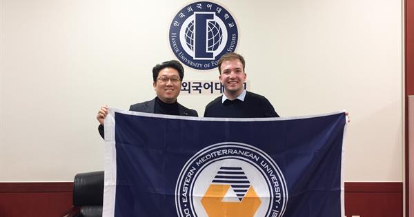 EMU Student Visits EMU Graduate in Korea