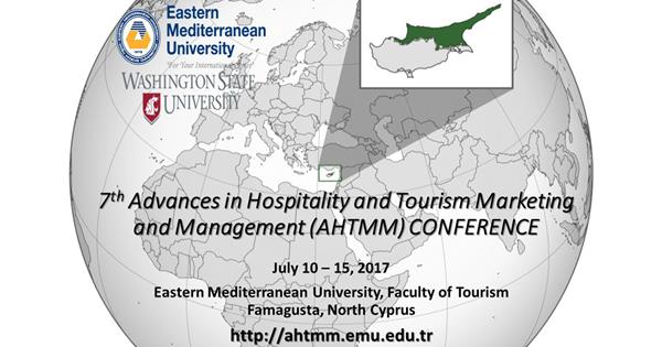7th Advances in Hospitality and Tourism Marketing and Management (AHTMM) conference
